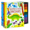 Fingerprint Activities 4 Books Collection Set (Under the Sea, Fingerprint Activities, Dinosaurs, Bugs)
