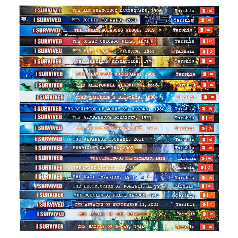 I Survived Series By Lauren Tarshis 22 Books Collection Set