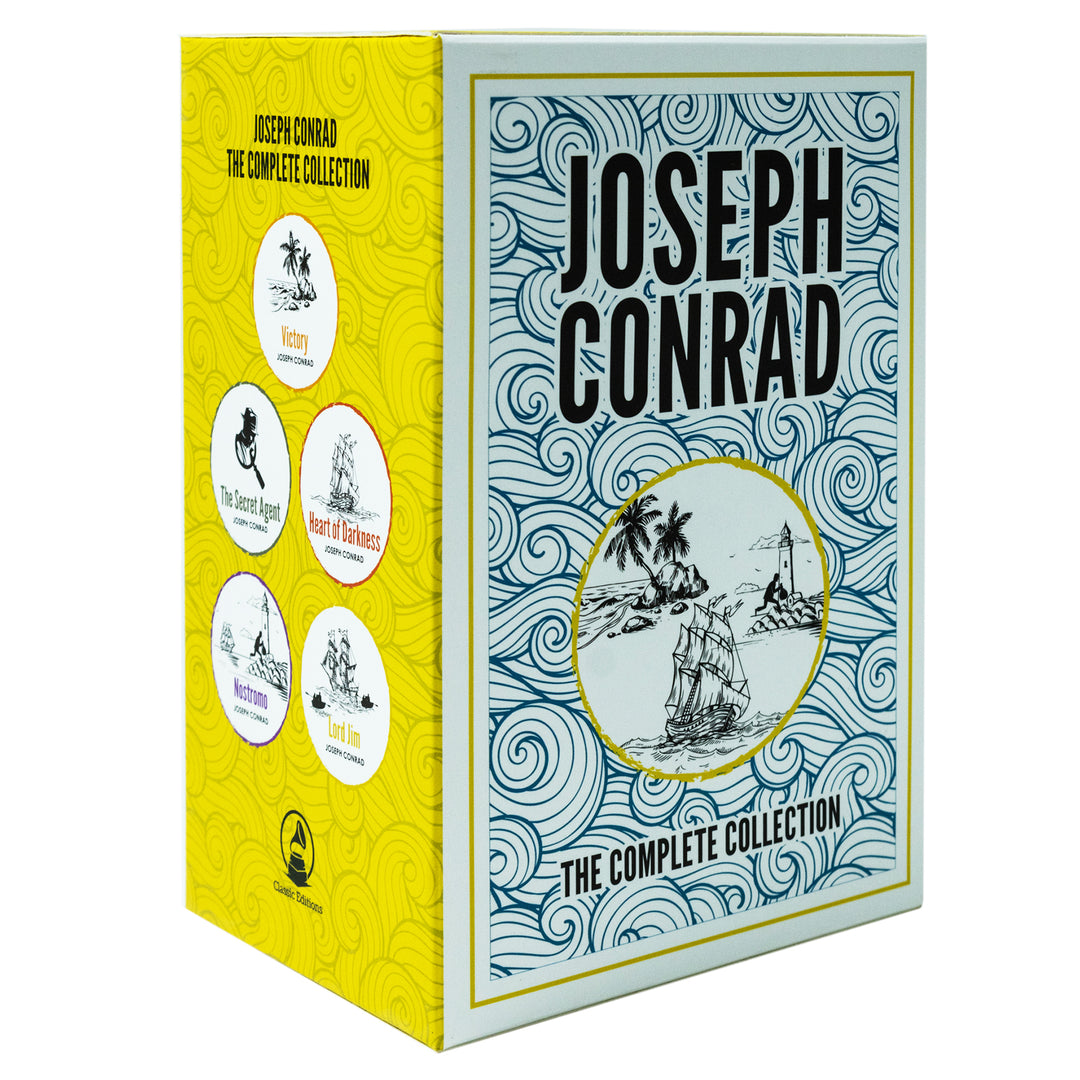 Joseph Conrad: The Complete Collection – 5 Book Classic Literature Box Set | Heart of Darkness, Lord Jim, Nostromo, Victory & The Secret Agent Novels