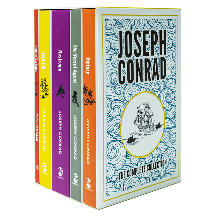 Joseph Conrad: The Complete Collection – 5 Book Classic Literature Box Set | Heart of Darkness, Lord Jim, Nostromo, Victory & The Secret Agent Novels