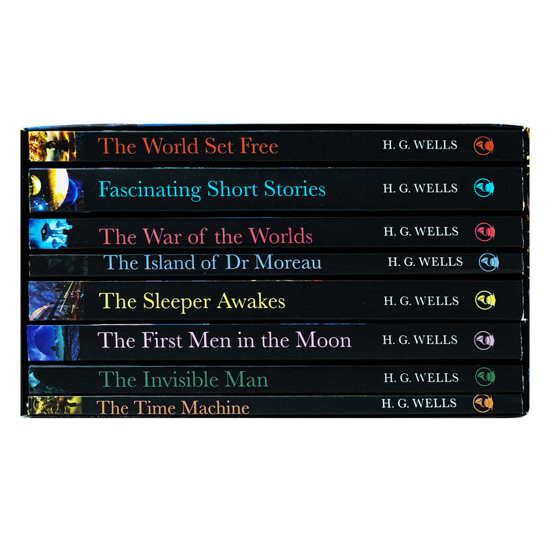 H. G. Wells Collection 8 Books Box Set (The War of the Worlds, Time Machine, Invisible Man, Island of Doctor Moreau & More