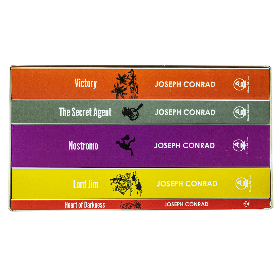 Joseph Conrad: The Complete Collection – 5 Book Classic Literature Box Set | Heart of Darkness, Lord Jim, Nostromo, Victory & The Secret Agent Novels