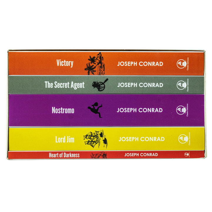 Joseph Conrad: The Complete Collection – 5 Book Classic Literature Box Set | Heart of Darkness, Lord Jim, Nostromo, Victory & The Secret Agent Novels