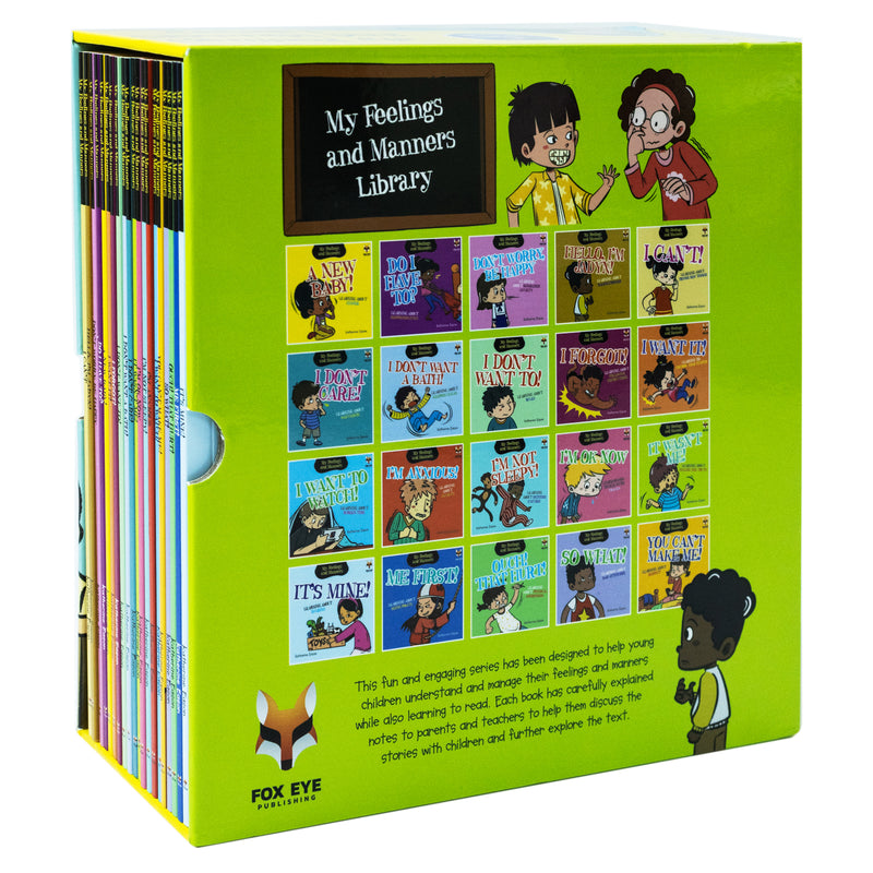 My Feelings and Manners Library 20 Books Box set Collection By Katherine Eason