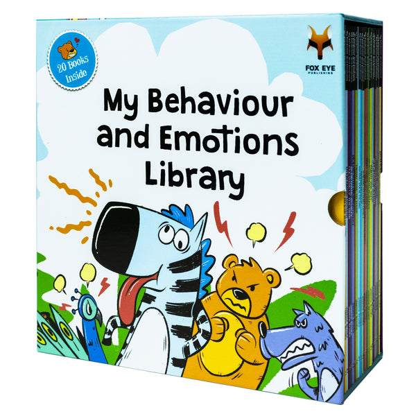 My Behaviour and Emotions Library 20 Books Box Set: Anxiety, Confidence, Bullying, Sympathy, Lying, Jealousy, Anger, Patience, Sharing, Bad Manners, Kindness