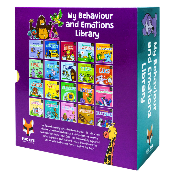 My Behaviour and Emotions Library 20-Book Set | Children's Self-Help on Anxiety, Confidence, Kindness, Anger & More | Emotional Intelligence for Kids