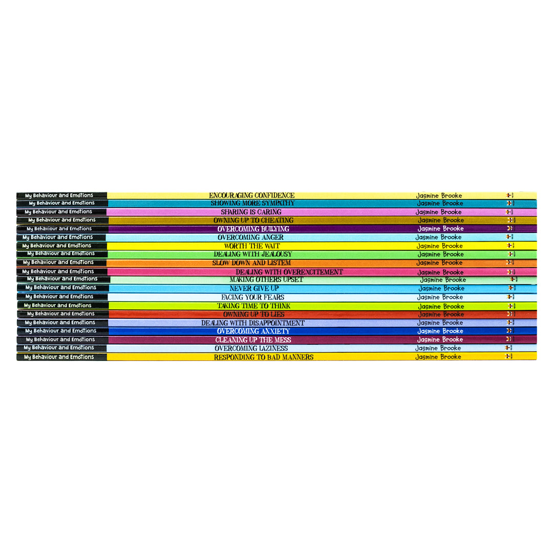 My Behaviour and Emotions Library 20-Book Set | Children's Self-Help on Anxiety, Confidence, Kindness, Anger & More | Emotional Intelligence for Kids
