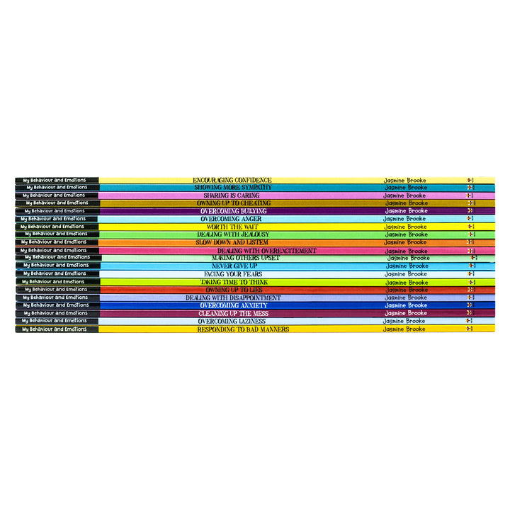 My Behaviour and Emotions Library 20-Book Set | Children's Self-Help on Anxiety, Confidence, Kindness, Anger & More | Emotional Intelligence for Kids