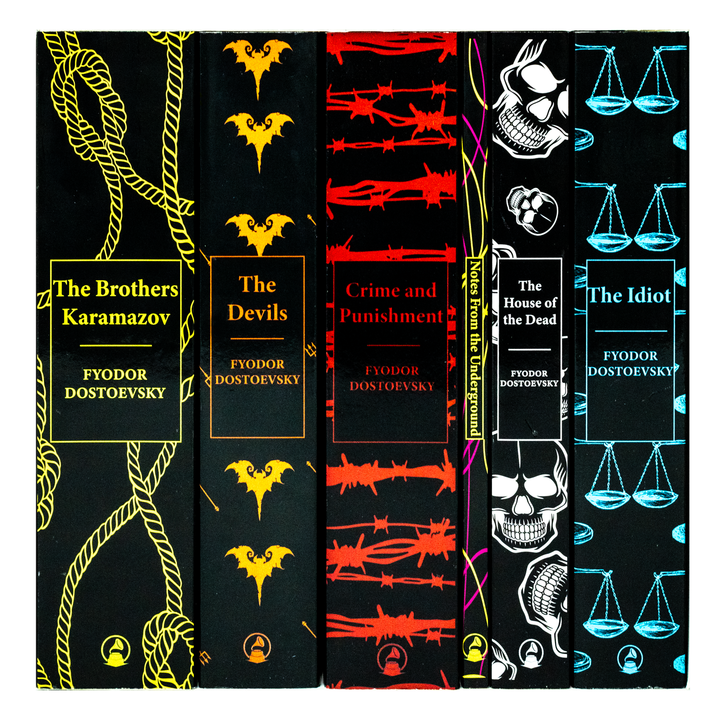 Complete Collection of Fyodor Dostoevsky: 6-Book Set – Crime and Punishment, Brothers Karamazov, The Idiot & More Russian Classics for Young Readers