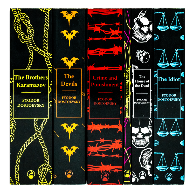 Complete Collection of Fyodor Dostoevsky 6 Books Set (Crime and Punishment, Notes From the Underground,The Brother Karamazov,The Devils,The House of the Dead,The Idiot)