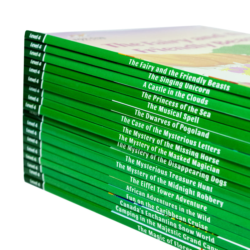 Fox Cub Fluent Graded Readers 18 Book Set Collection: Level 4 - Fluent Reader
