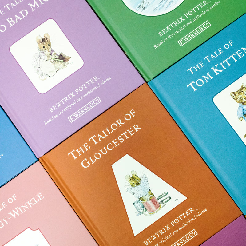 Peter Rabbit 10-Book Box Set Collection by Beatrix Potter: Deluxe Hardback Children's Classics – Illustrated Bunny Tales and Bedtime Stories