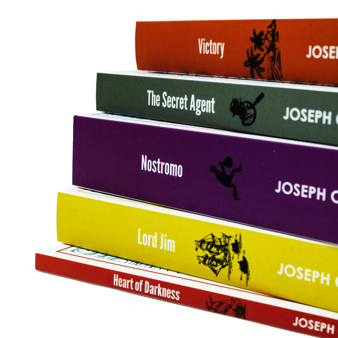 Joseph Conrad: The Complete Collection – 5 Book Classic Literature Box Set | Heart of Darkness, Lord Jim, Nostromo, Victory & The Secret Agent Novels
