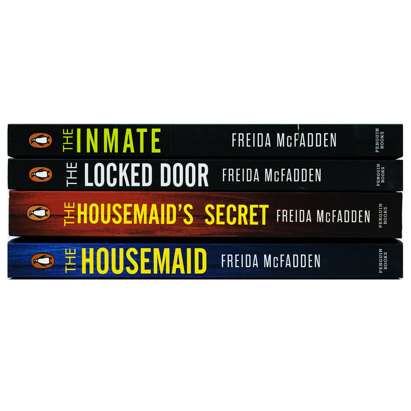 Freida Mcfadden 4 Books Set Collection ( The Housemaid Secret, The Housemaid, The Locked Door, The Inmate)