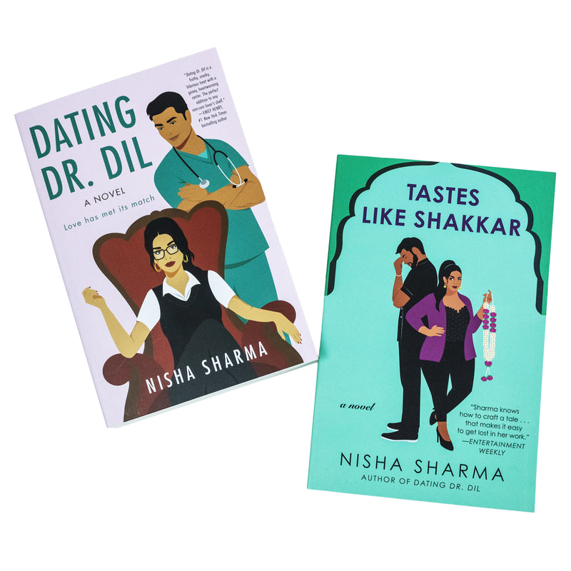 If Shakespeare Were an Auntie Series 2 Books Collection Set By Nisha Sharma(Dating Dr. Dil: A Novel 1 & Tastes Like Shakkar: A Novel: 2 )