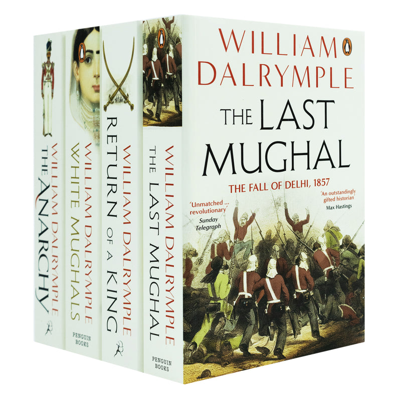 The Company Quartet 4 books set The Anarchy, White Mughals, Return of a King and The Last Mughal By William Dalrymple