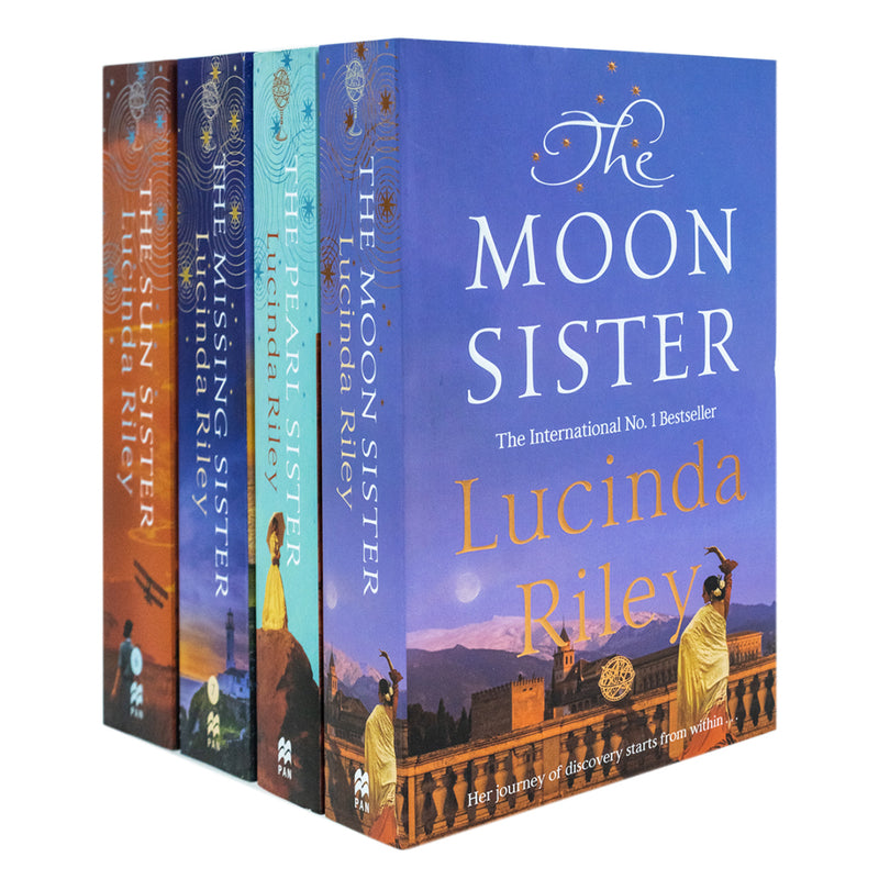 Lucinda Riley The Seven Sisters Series 4 books collection Set (The Moon Sister,The Sun Sister,The Pearl Sister,Missing Sister)