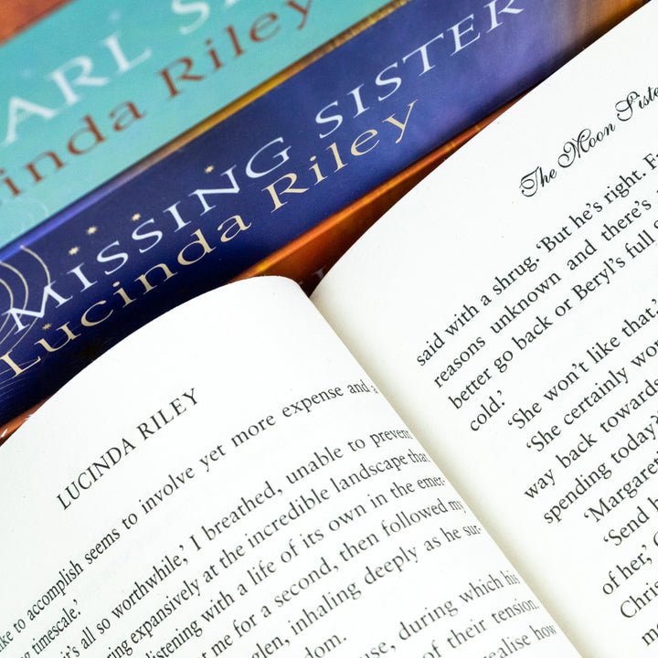 Lucinda Riley The Seven Sisters Series Book Collection – 4 Books Set (The Moon Sister, The Sun Sister, The Pearl Sister, The Missing Sister)