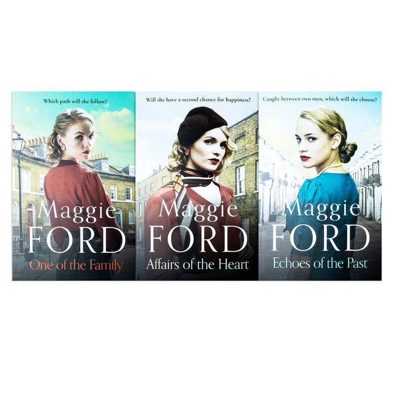 The Lett Family Sagas Collection 3 Books Set By Maggie Ford (One of the Family, Affairs of the Heart, Echoes of the Past)