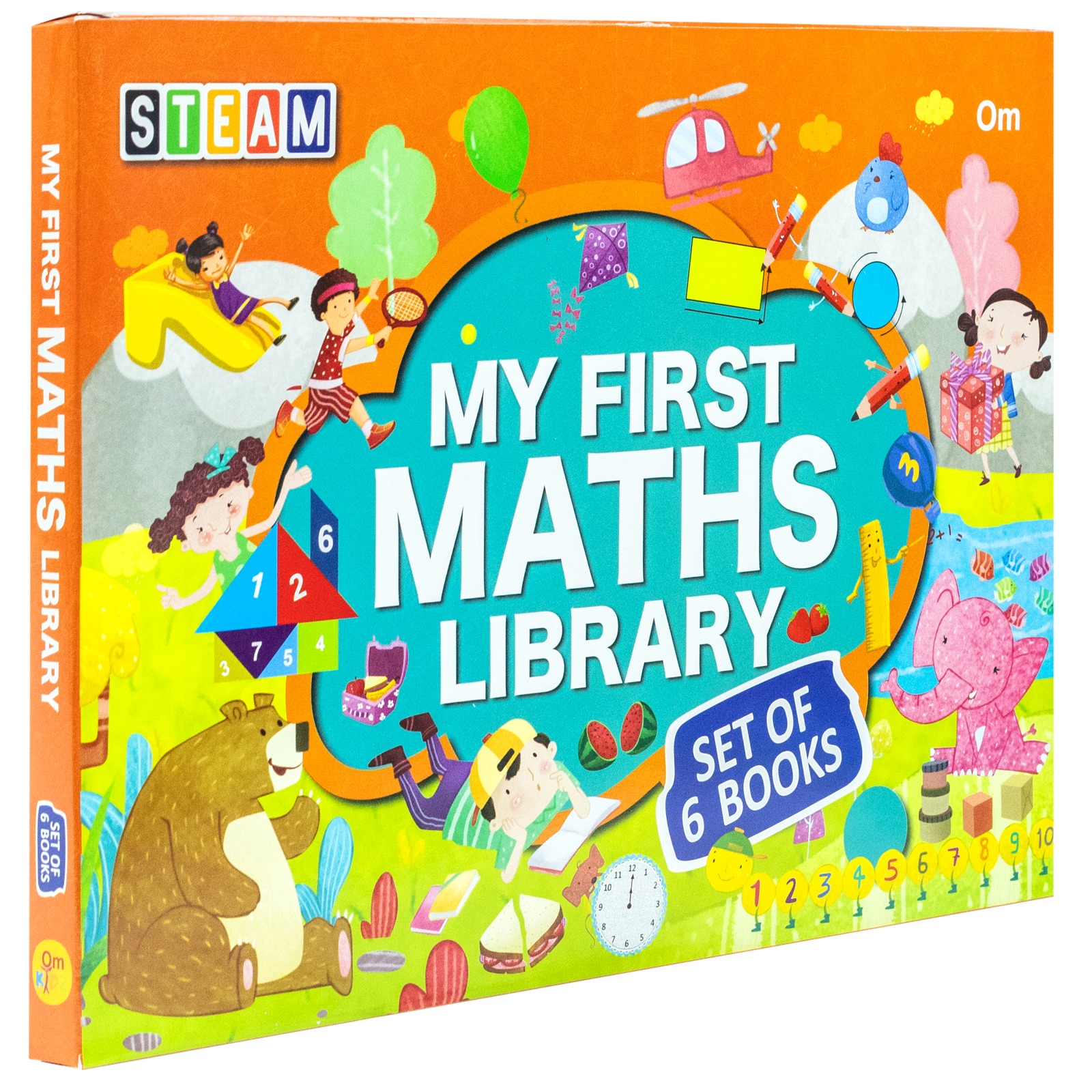 My First MATHS Library Set of 6 Books Collection Set By Shweta Sinha L ...