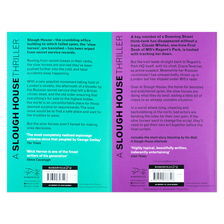 Mick Herron 2 Books Set: Bad Actors & Slough House in Paperback - A Gripping Mystery Collection for Fans of Thriller and Suspense