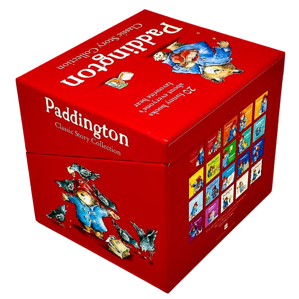 Paddington Classic Story Collection 20 Books Box Set by Michael Bond Beloved Children's Series | Includes Paddington at the Zoo, Marmalade Maze & More