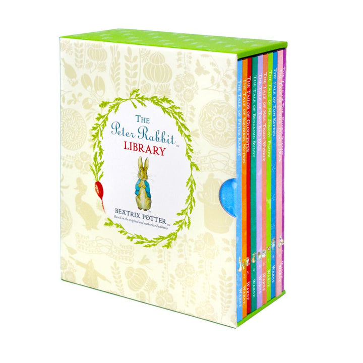 Peter Rabbit 10-Book Box Set by Beatrix Potter – Classic children's books, illustrated bunny tales, bedtime stories, perfect gift for ages 0–6