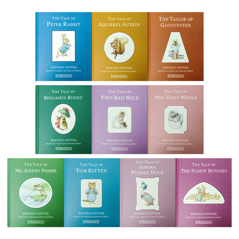 Peter Rabbit 10 Books Box Set Collection Beatrix Potter Hardback deluxe