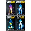Robert Hoon Thrillers 4-Book Collection Set by JD Kirk | Crime,Mystery & Suspense Series– Northwind, Southpaw,Westward & Eastgate | Gripping Thrillers
