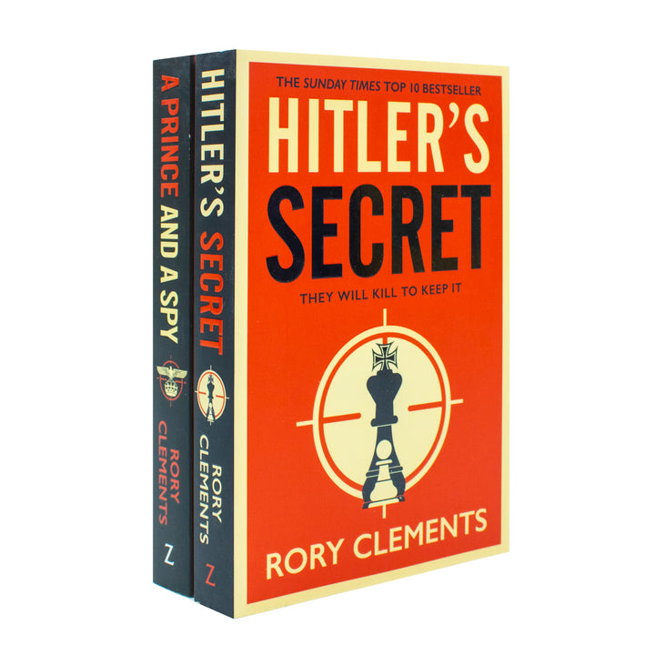 Rory Clements Tom Wilde Series 2 Books Collection Set (Hitler's Secret & A Prince and a Spy)