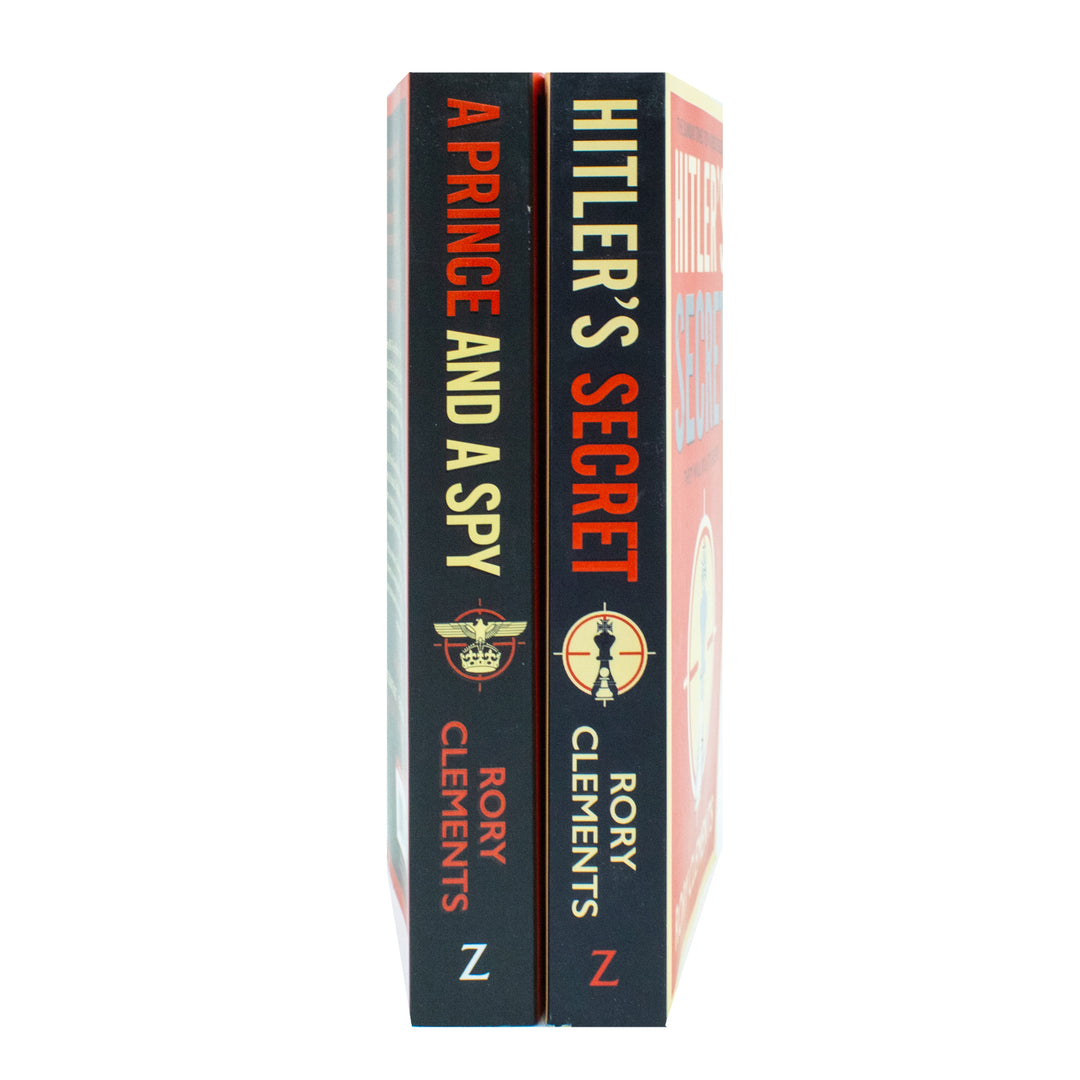 Rory Clements Tom Wilde Series 2 Books Collection Set (Hitler's Secret & A Prince and a Spy)