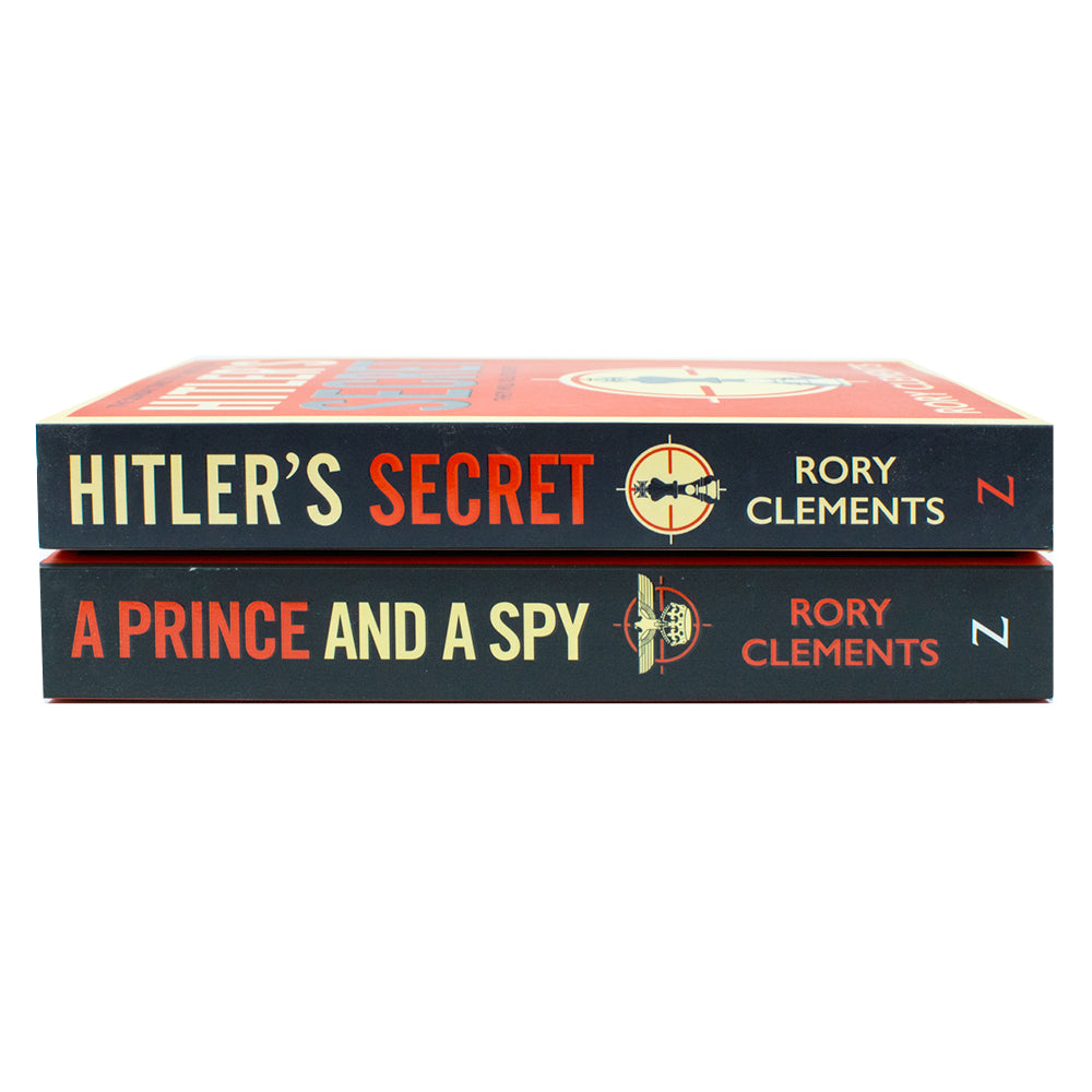 Rory Clements Tom Wilde Series 2 Books Collection Set (Hitler's Secret & A Prince and a Spy)