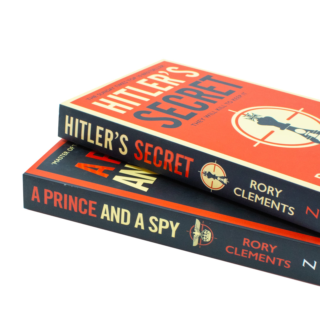 Rory Clements Tom Wilde Series 2 Books Collection Set (Hitler's Secret & A Prince and a Spy)