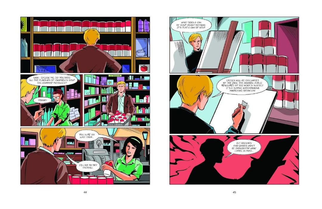 Andy Warhol: A Graphic Biography Book by Michele Botton – BioGraphics (Hardcover) | Graphic Biography of the Pop Art Icon