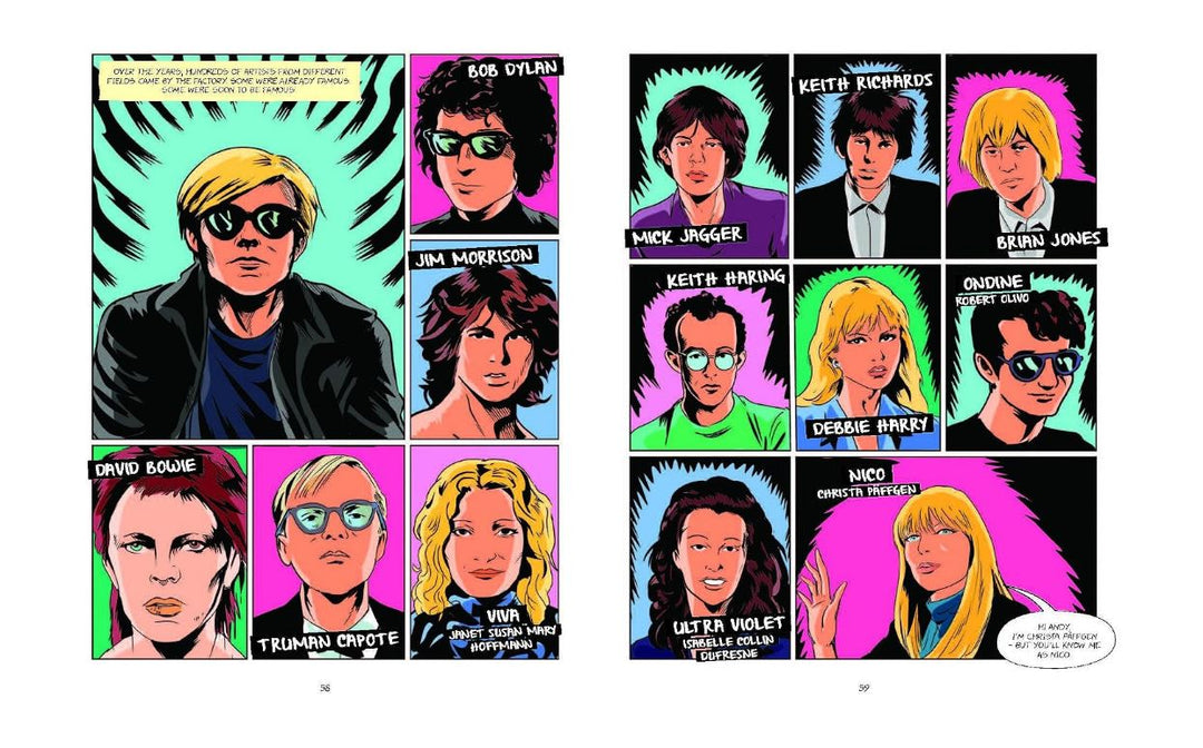 Andy Warhol: A Graphic Biography Book by Michele Botton – BioGraphics (Hardcover) | Graphic Biography of the Pop Art Icon