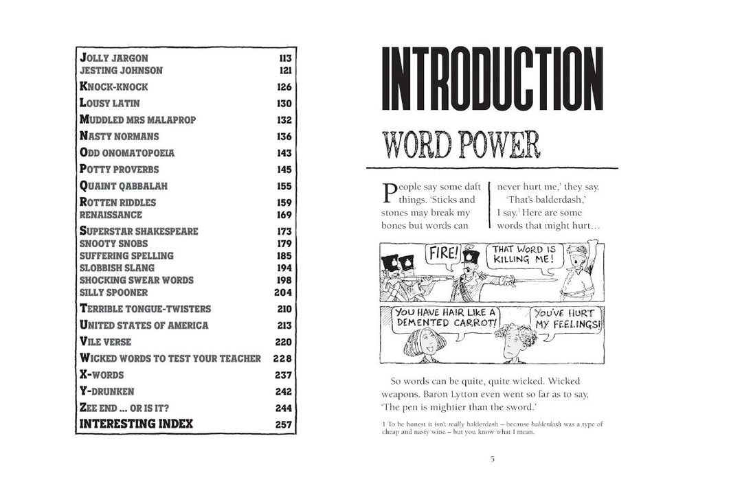 Wicked Words (Horrible Histories Special) by Terry Deary | Funny Facts, Fascinating History & Horrible Words | Paperback Book