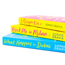 Sophie Gravia 3 Books Collection Set (A Glasgow Kiss, What Happens in Dubai & Meet Me in Milan)