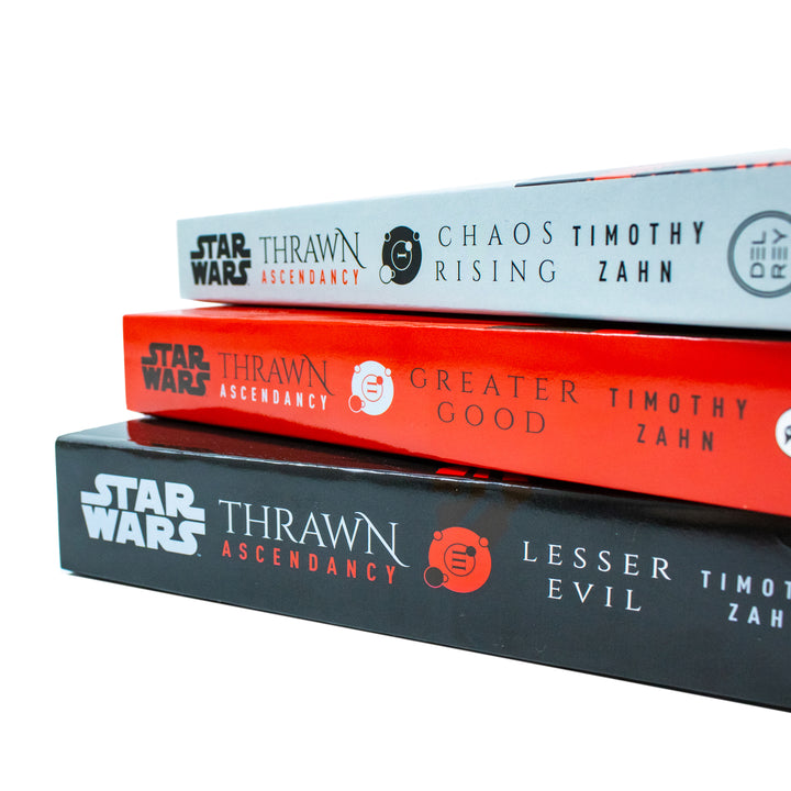 Star Wars Thrawn Ascendancy 1-3 Books Collection Set by Timothy Zahn: Chaos Rising, Greater Good, Lesser Evil – Epic Sci-Fi Adventure for Star Wars