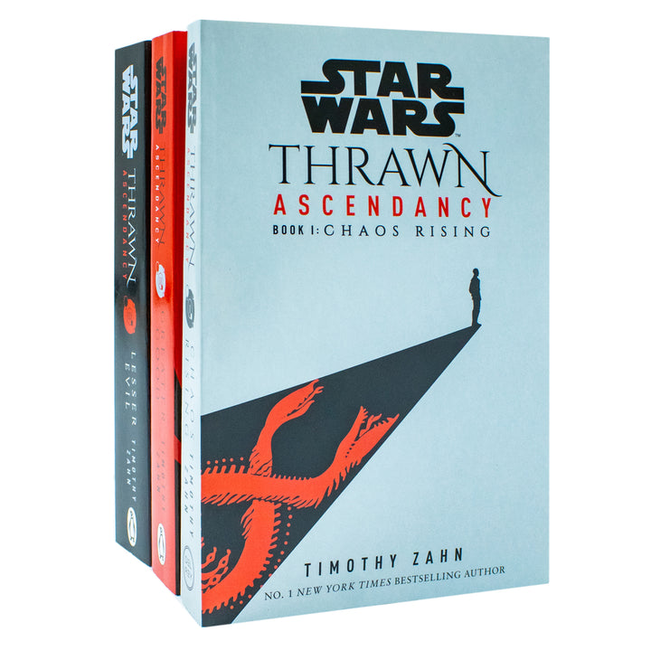 Star Wars Thrawn Ascendancy 1-3 Books Collection Set by Timothy Zahn: Chaos Rising, Greater Good, Lesser Evil – Epic Sci-Fi Adventure for Star Wars