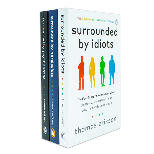 Thomas Erikson 3 books set ( Surrounded by Psychopaths, Surrounded by Idiots, Surrounded by Narcissists)