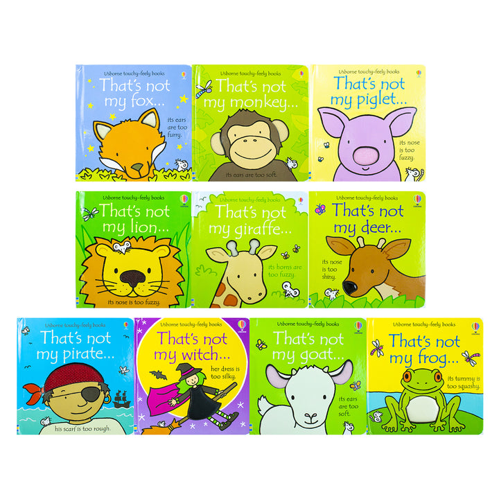 Usborne Touchy-Feely That's Not My… 10-Book Collection (Series 3 & 4) | Interactive Sensory Board Books for Toddlers & Early Learning Fun