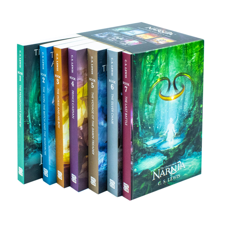 The Chronicles of Narnia Collection by C.S. Lewis – 7-Book Box Set Pack Vol 1 to 7 – A Classic Fantasy Adventure Series for Young Readers & Families!