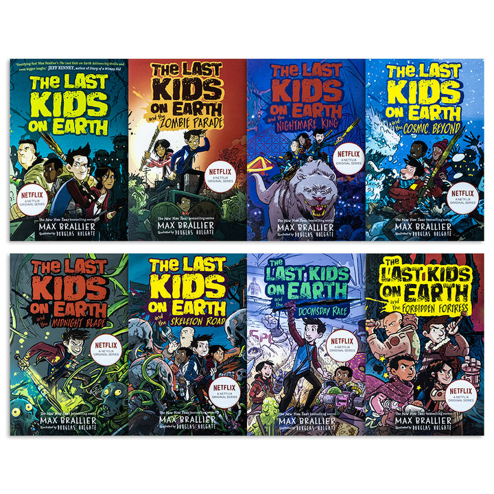 The Last Kids on Earth Series 1-8 Collection Set by Max Brallier | Fun Children's Adventure Books – Zombie Apocalypse, Action & Exciting Stories