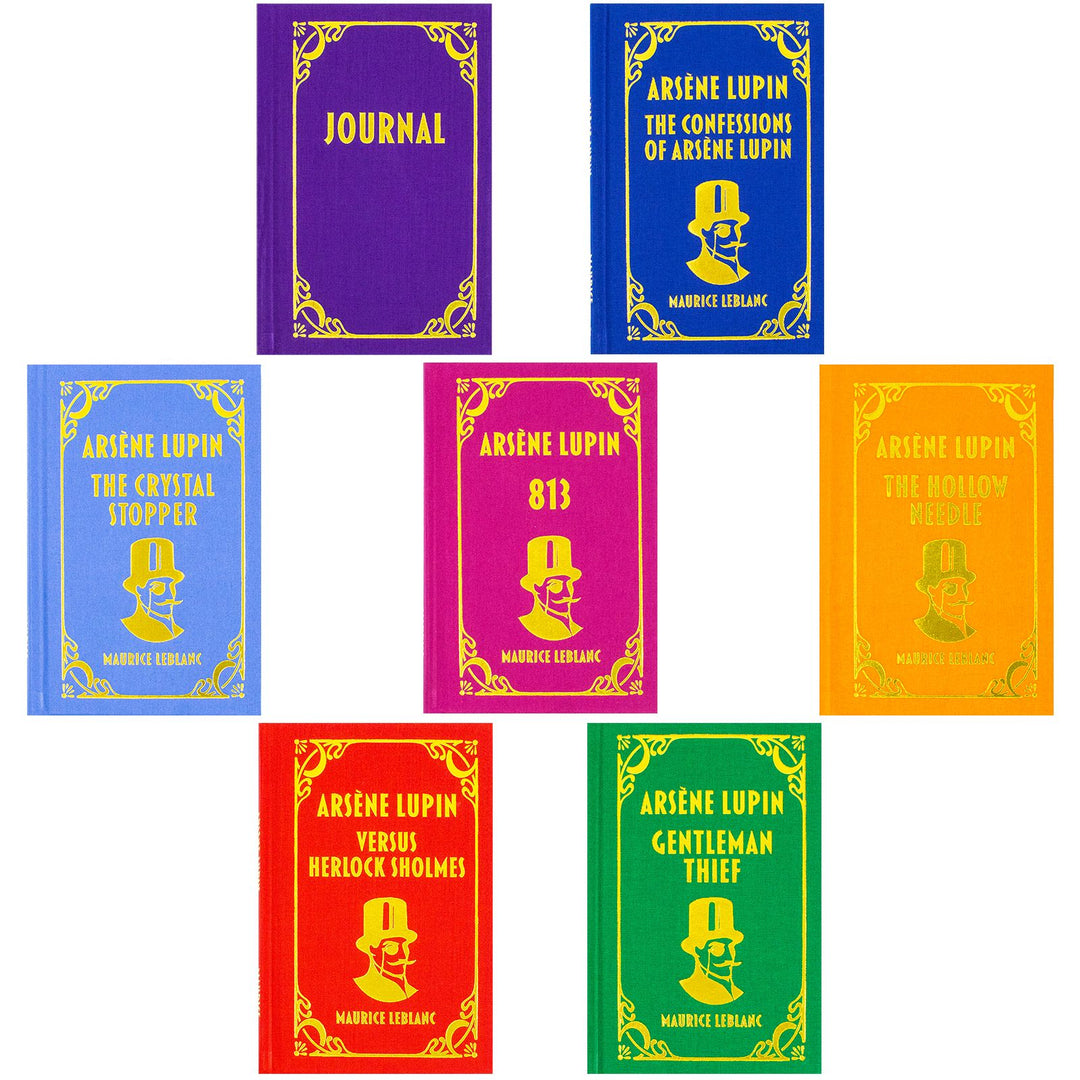 Arsène Lupin 7 Books Collection Set by Maurice Leblanc - Gentleman Thief, Arsène Lupin vs Herlock Sholmes, The Hollow Needle, 813 & More Classic Mystery Books