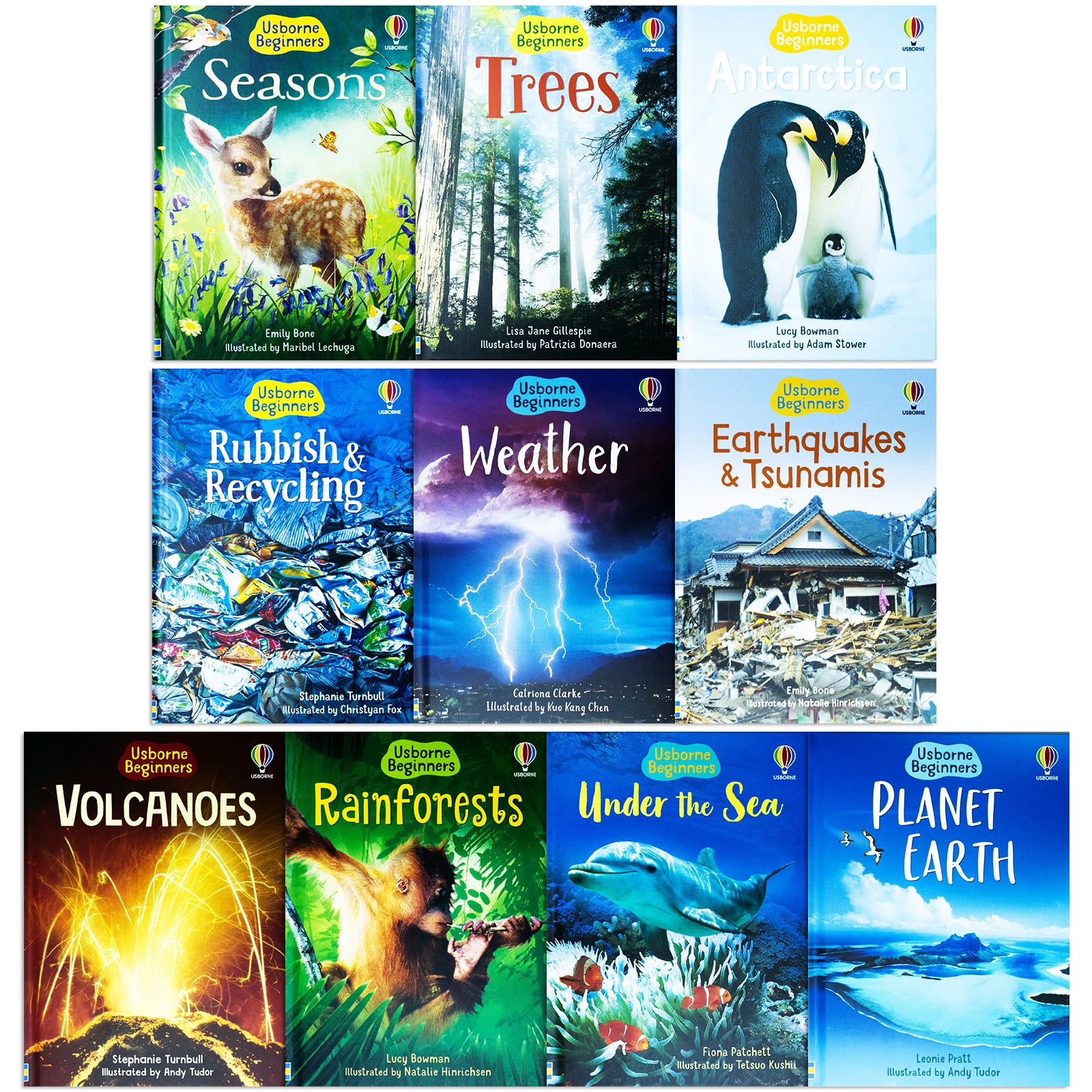 Usborne Beginners Our World Series 10 Books Collection Box Set