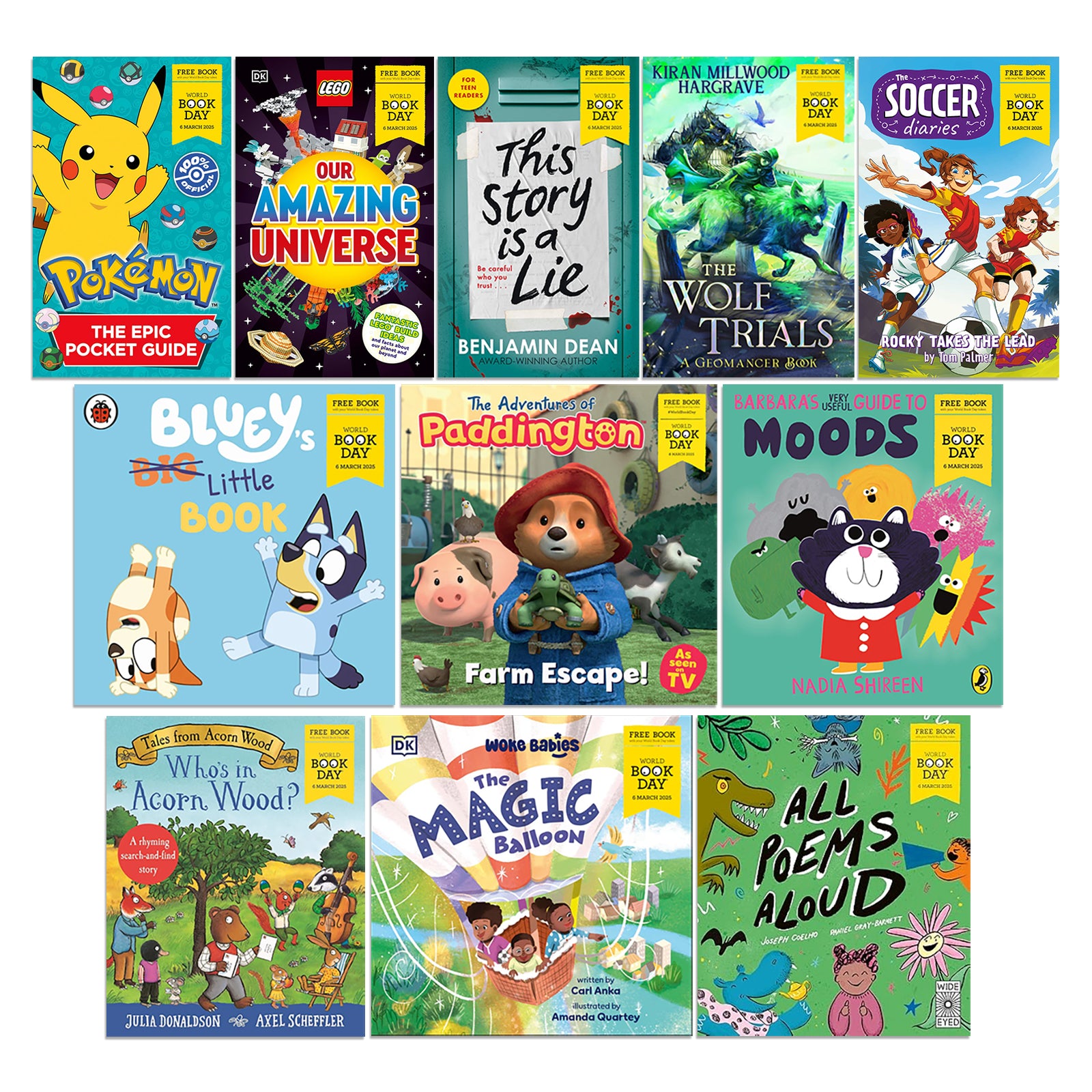 World Book Day 2025: 11 Hardback Books for Kids – Lowplex Books
