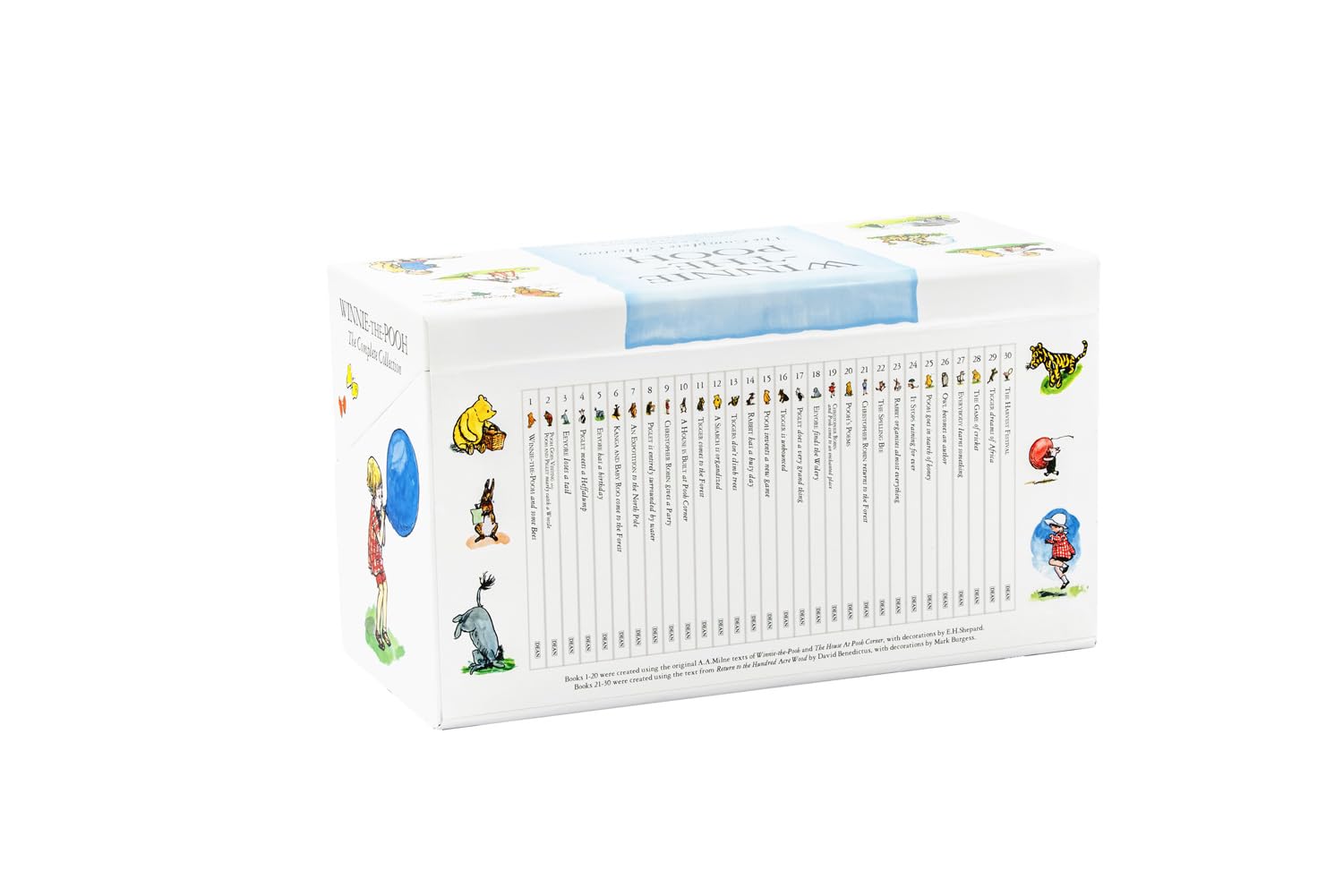 Winnie the Pooh Complete Collection 30 Books Box Set – Lowplex Books