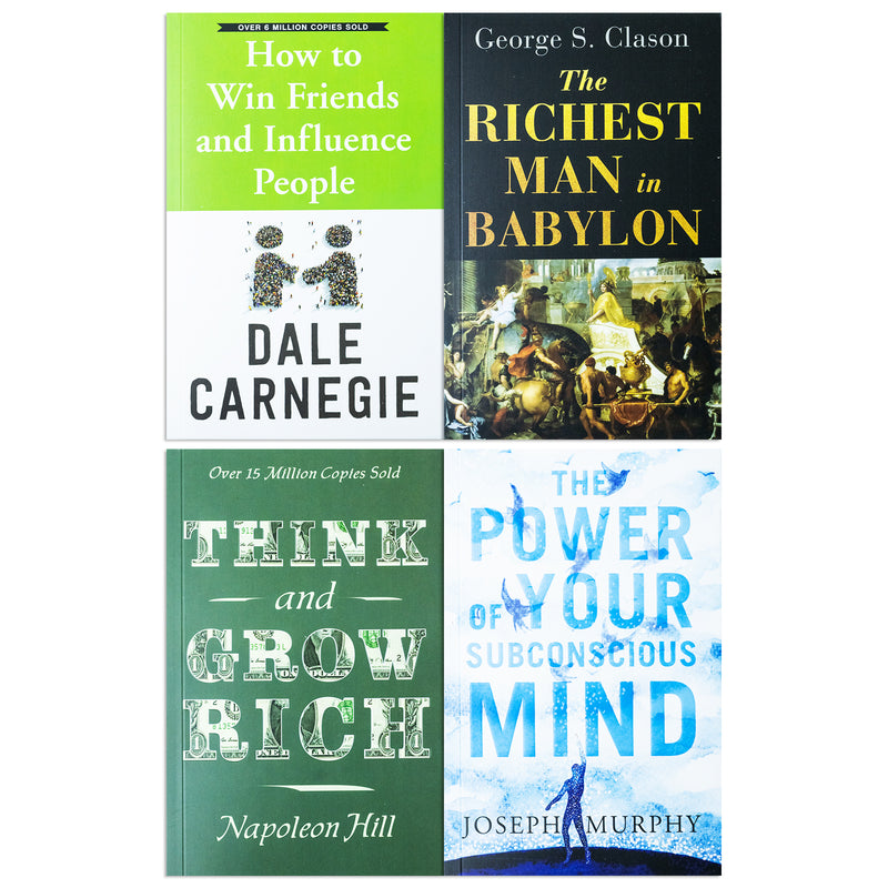World’s Greatest Motivationa Paperback Books for Self-Help, Success & Wealth – 4-Book Collection for Personal Growth, Positive Thinking & Achievement
