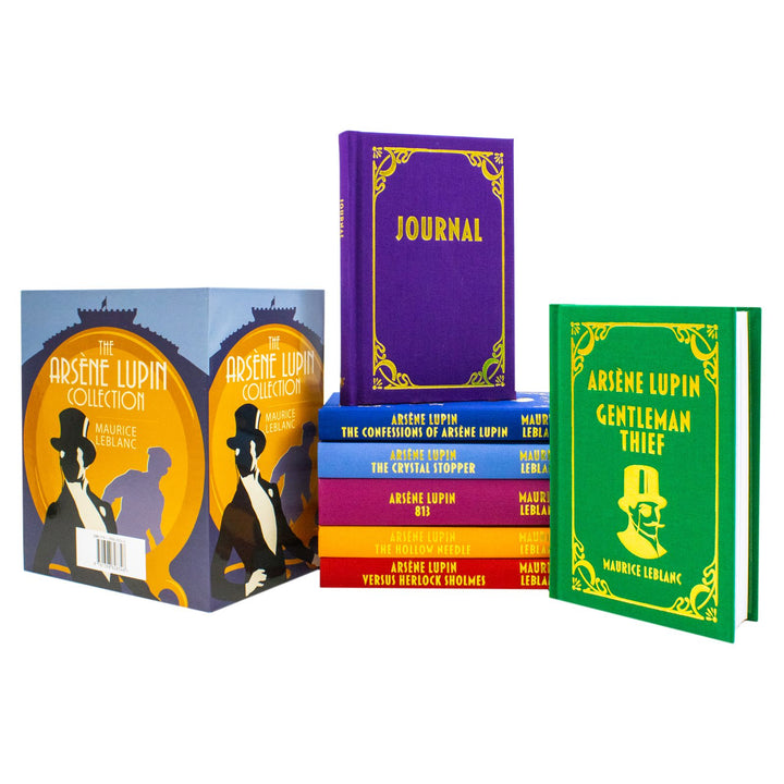 Arsène Lupin 7 Books Collection Set by Maurice Leblanc - Gentleman Thief, Arsène Lupin vs Herlock Sholmes, The Hollow Needle, 813 & More Classic Mystery Books