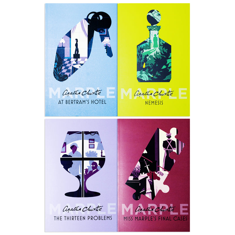 Miss Marple 11 to 14 Collection 4 book set ( Miss Marple’s Final Cases, The Thirteen Problems, Nemesis, At Bertram Hotel )